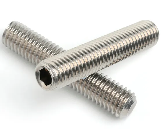 10-24 UNC X 1/8 SOCKET SET SCREW CUP POINT ASME B18.3 A4 STAINLESS STEEL