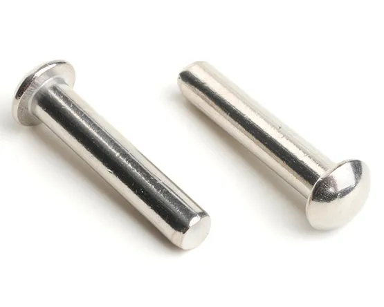 6 X 50 ROUND HEAD SOLID RIVET (GRIP=38) DIN 660 A4 STAINLESS STEEL