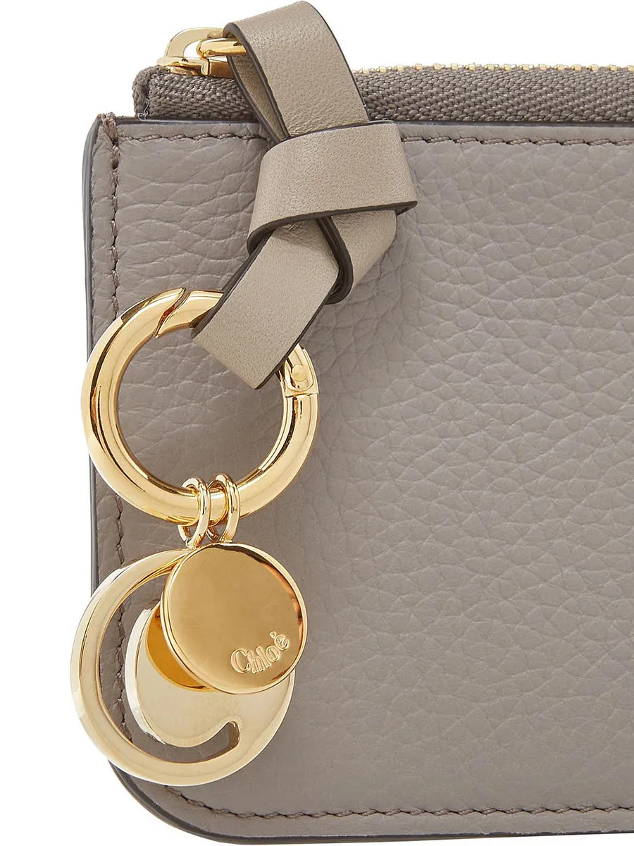 Alphabet Card Holder in Cashmere Grey