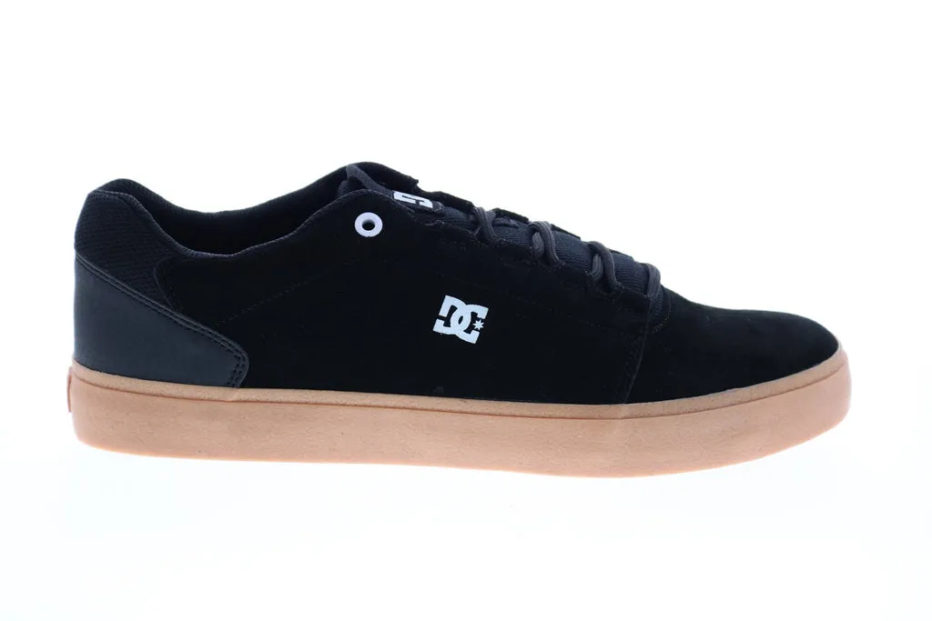 Black Suede Lace Up Skate Sneakers for Men - DC Hyde ADYS300580
