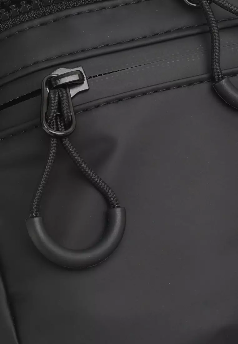 Black Swiss Polo Waist Bag/Belt Bag/Chest Bag