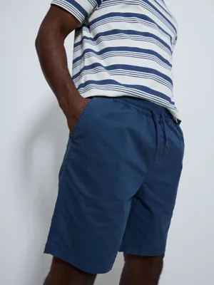 Blue Washed Pull On Chino Shorts | Men | George at ASDA