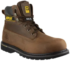 CAT Holton Brown Steel Toe Capped Men's Safety Boots, UK 9, EU 43