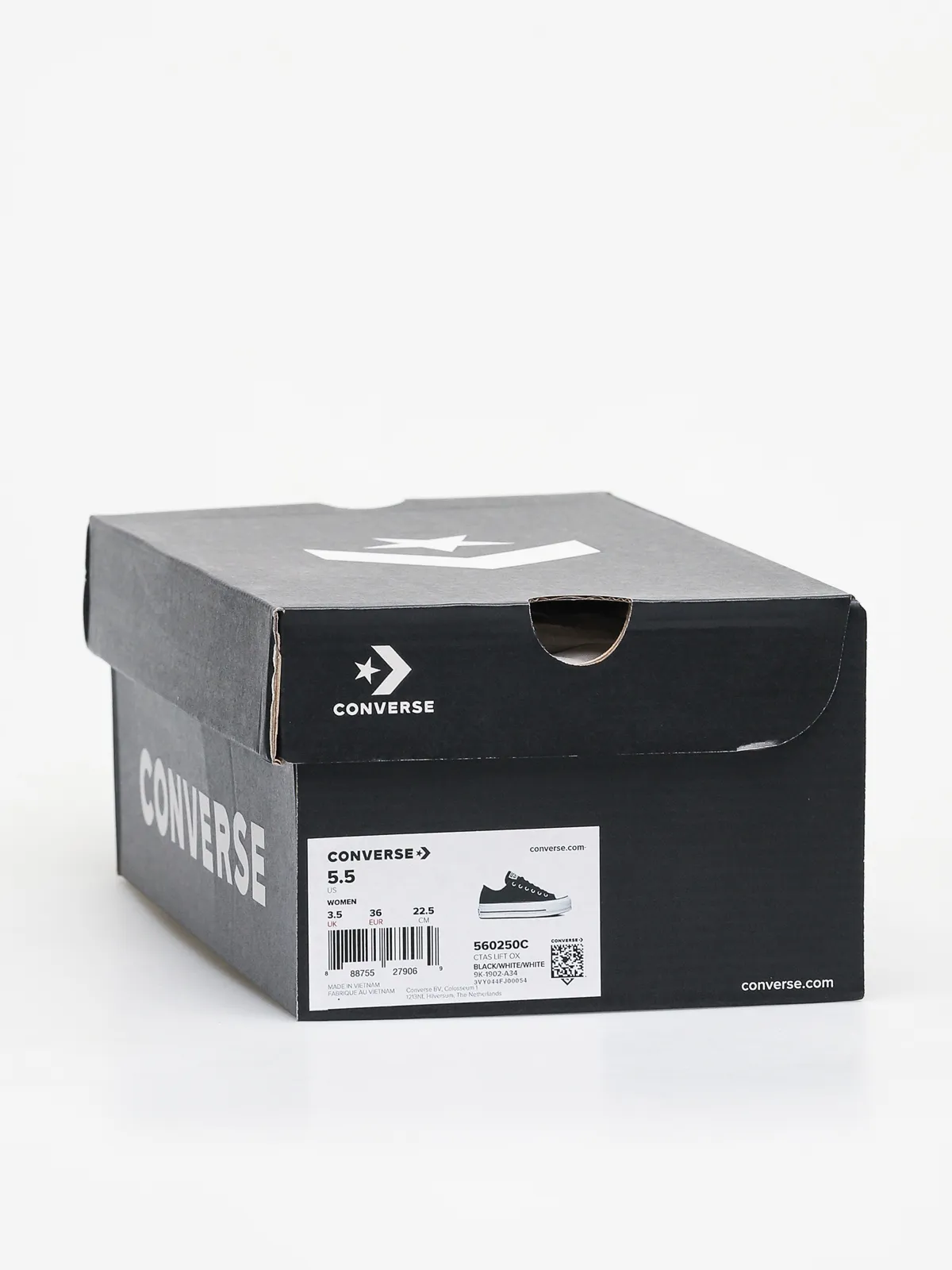 Converse Chuck Taylor All Star Lift Ox Chucks Wmn (black/white/white)