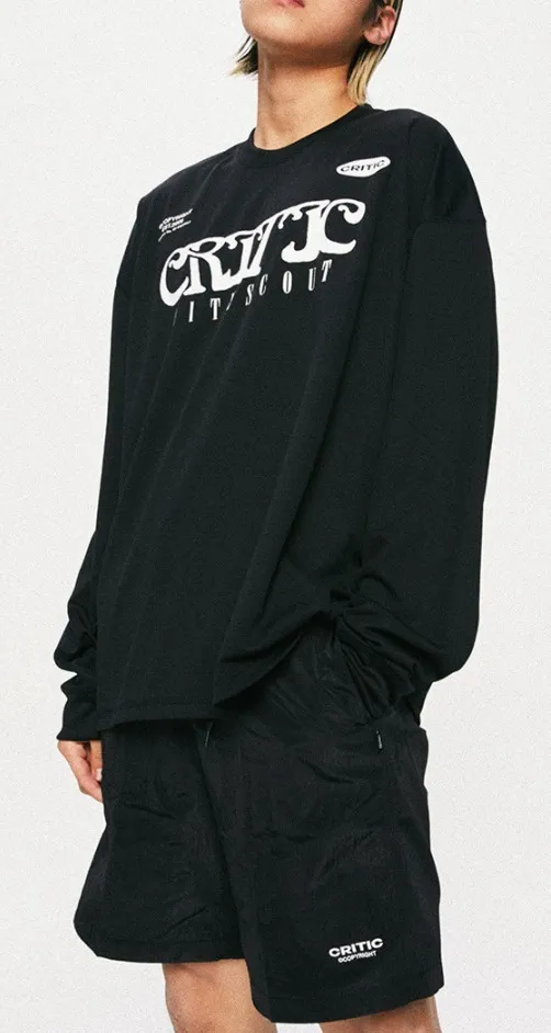 CRITIC  |Unisex Street Style Logo Hoodies & Sweatshirts