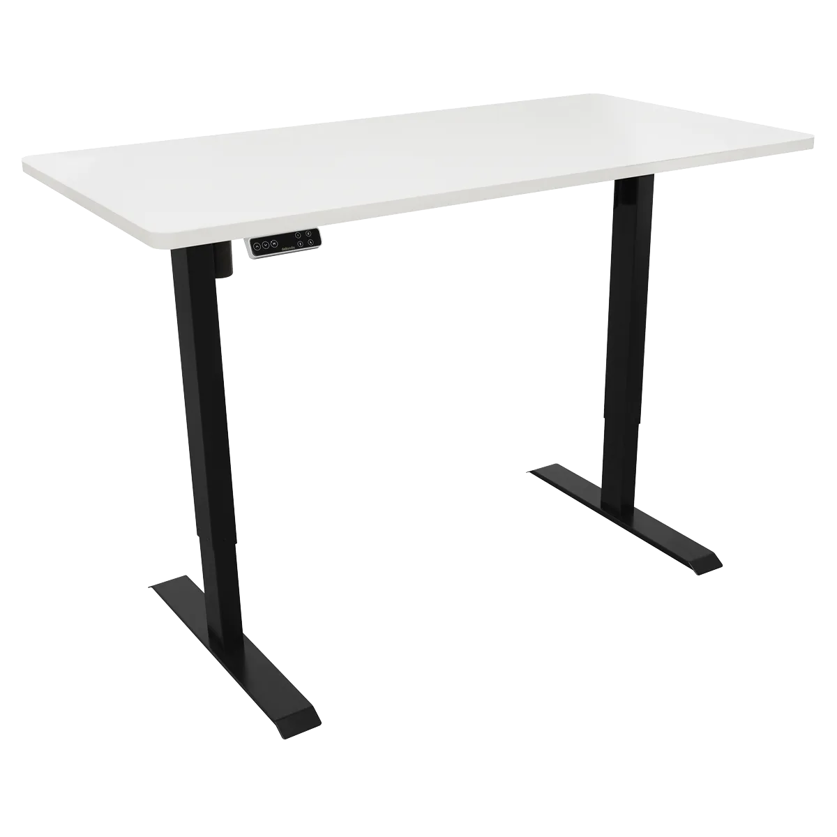 Dellonda Electric Ultra-Quiet Height-Adjustable Standing Desk with Memory Function - White