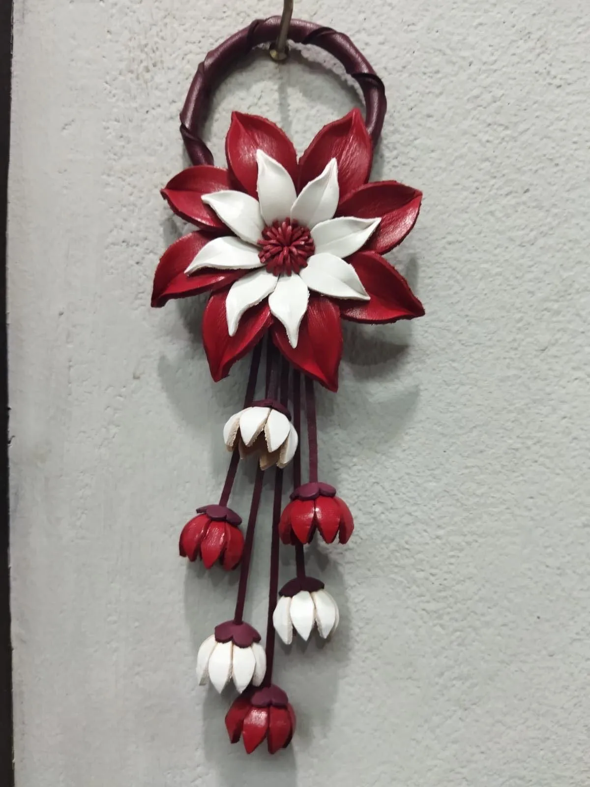 Faux Leather Floral Accessories