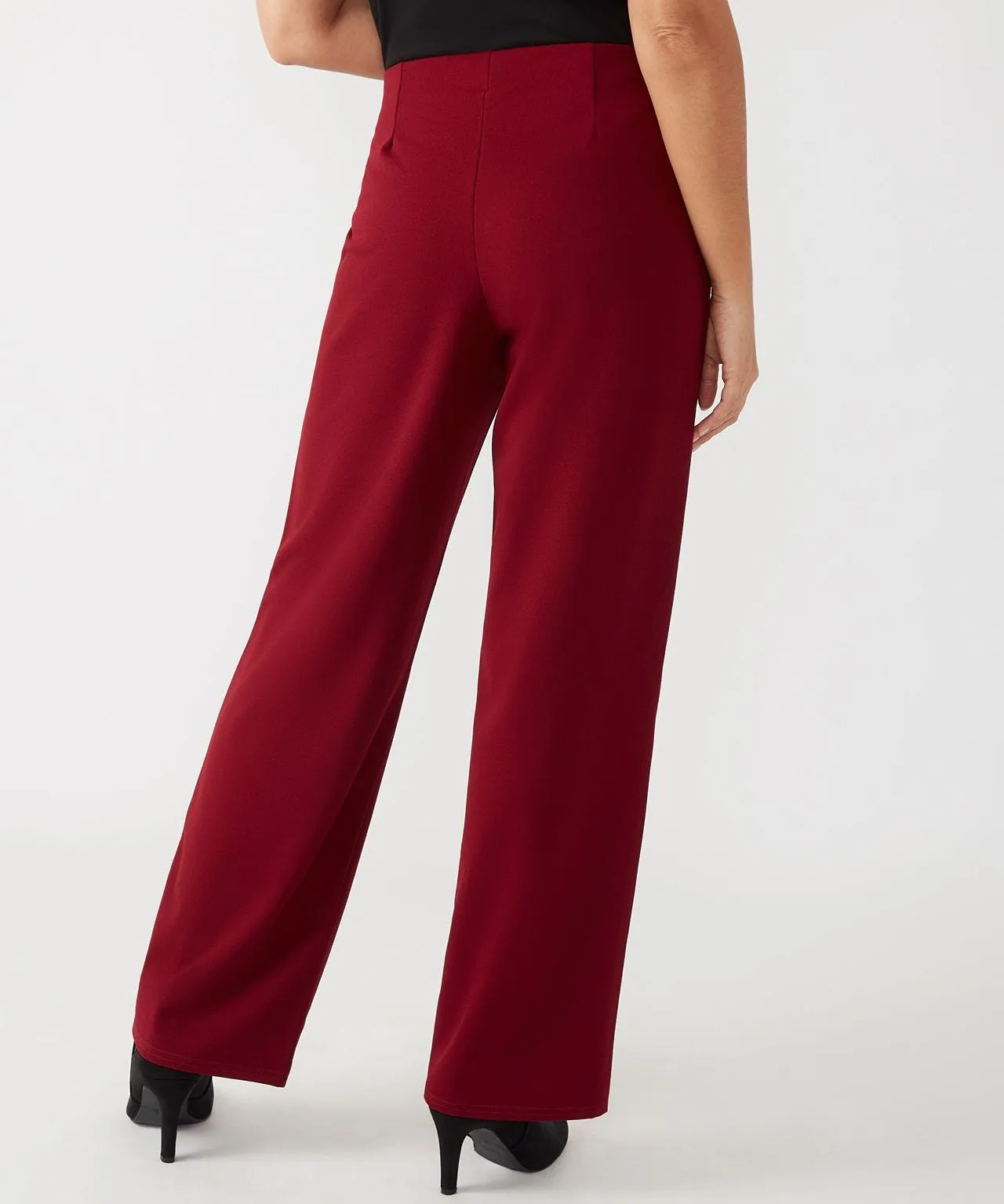 Wide Leg Jersey Trousers at First Avenue