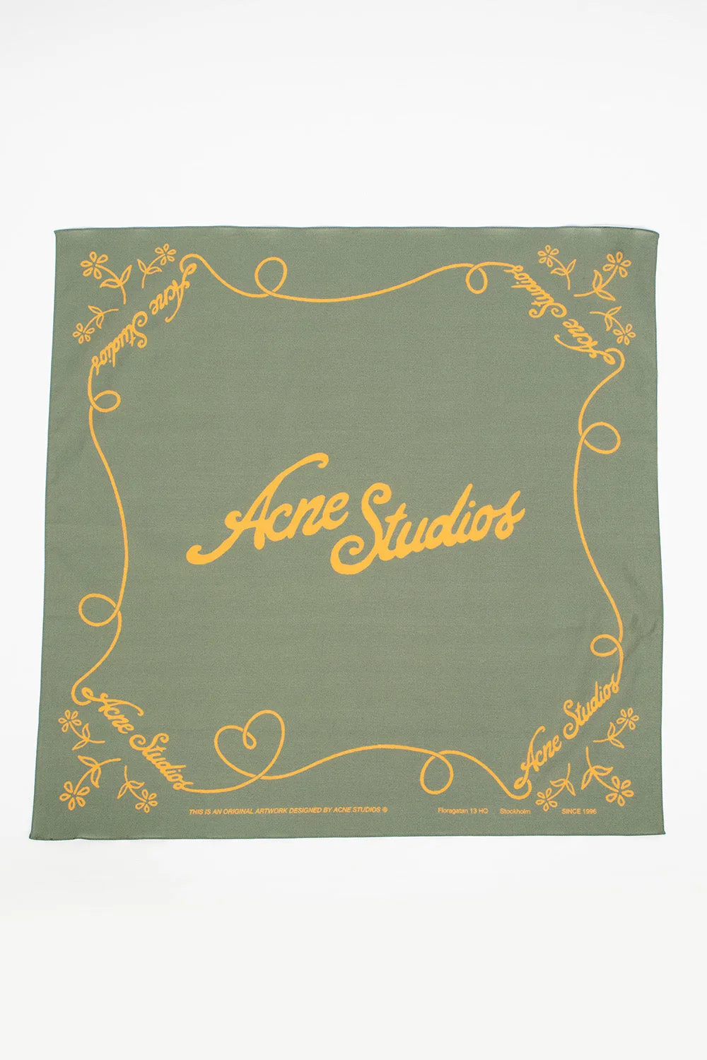 Green Yellow Logo Bandana