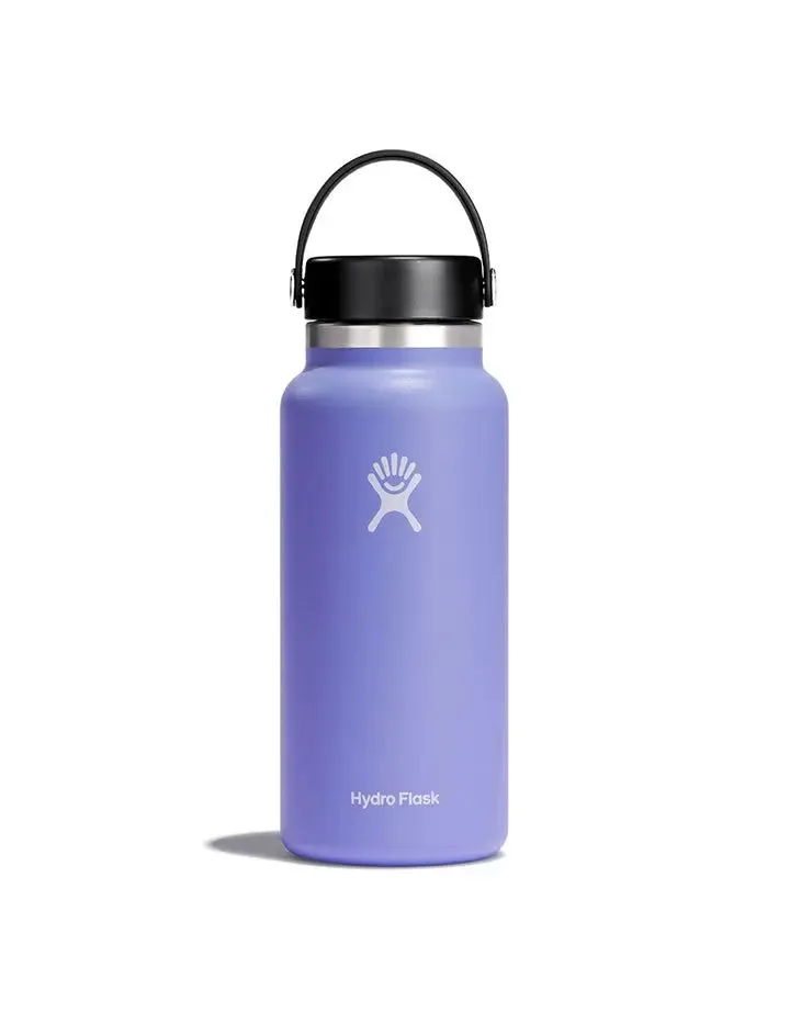 Hydro Flask 32oz Wide Mouth Flex Cap Bottle Lupine - 32oz Hydro Flask Wide Mouth Bottle Lupine