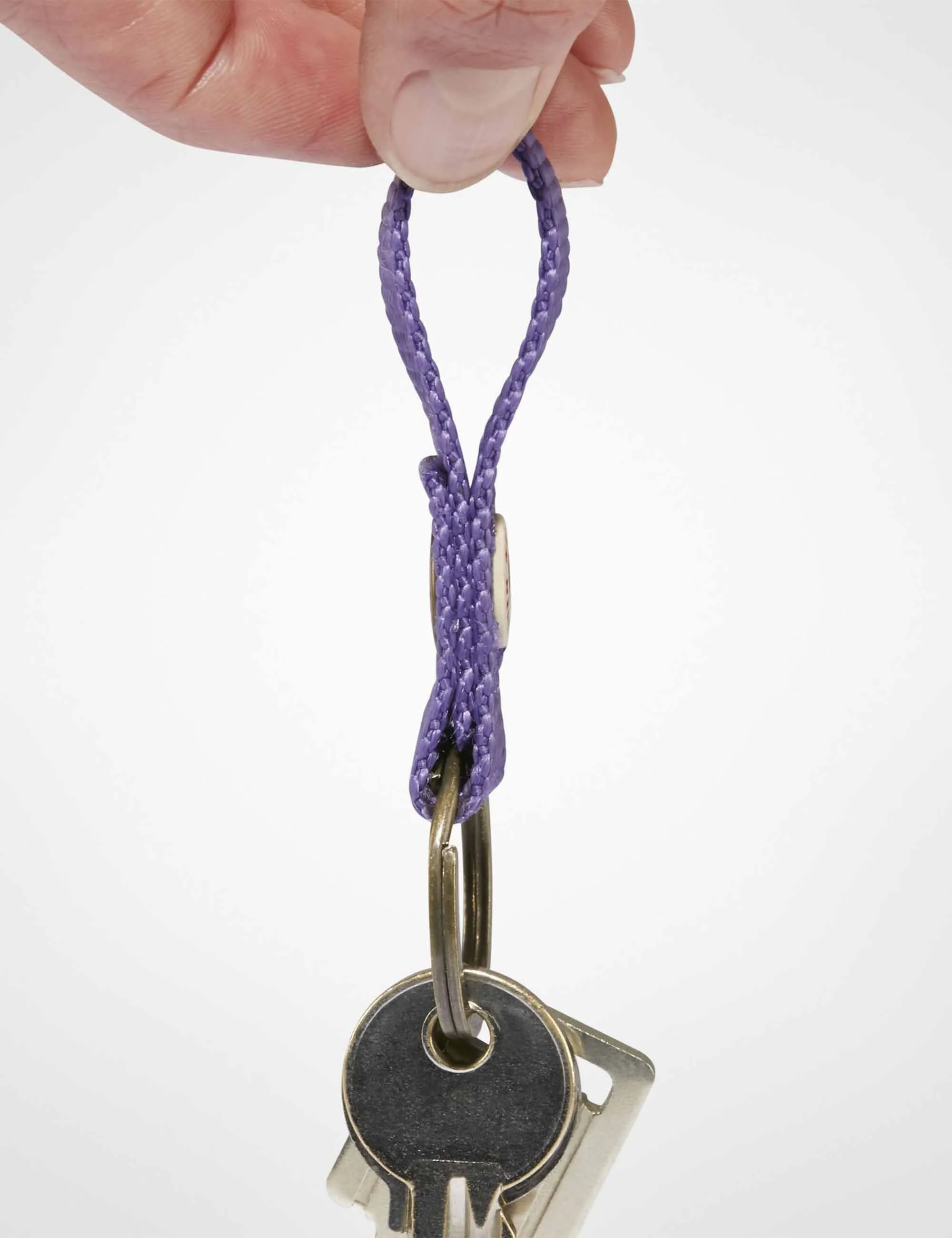 Kanken Keyring - Super Grey