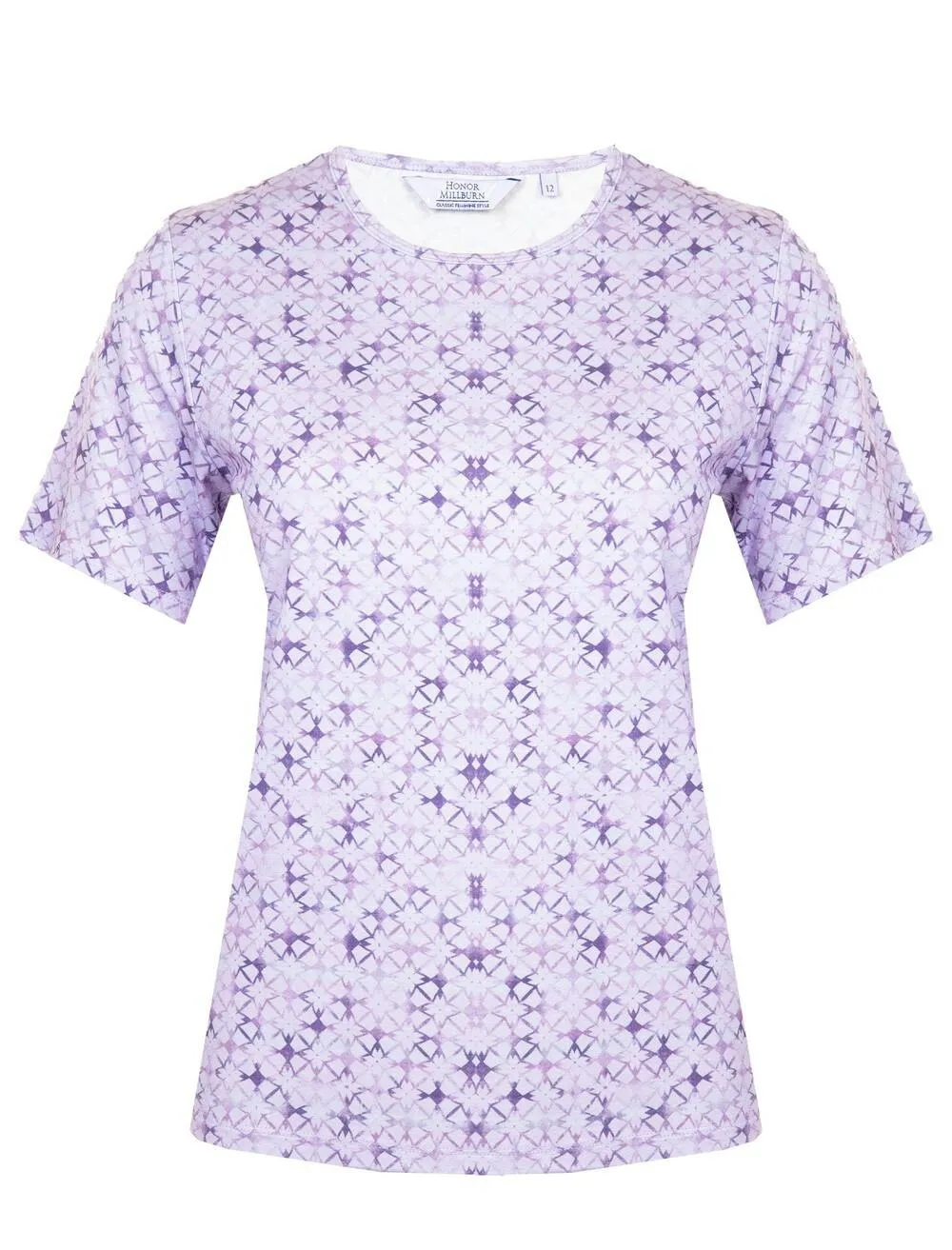Light Lilac Print Top