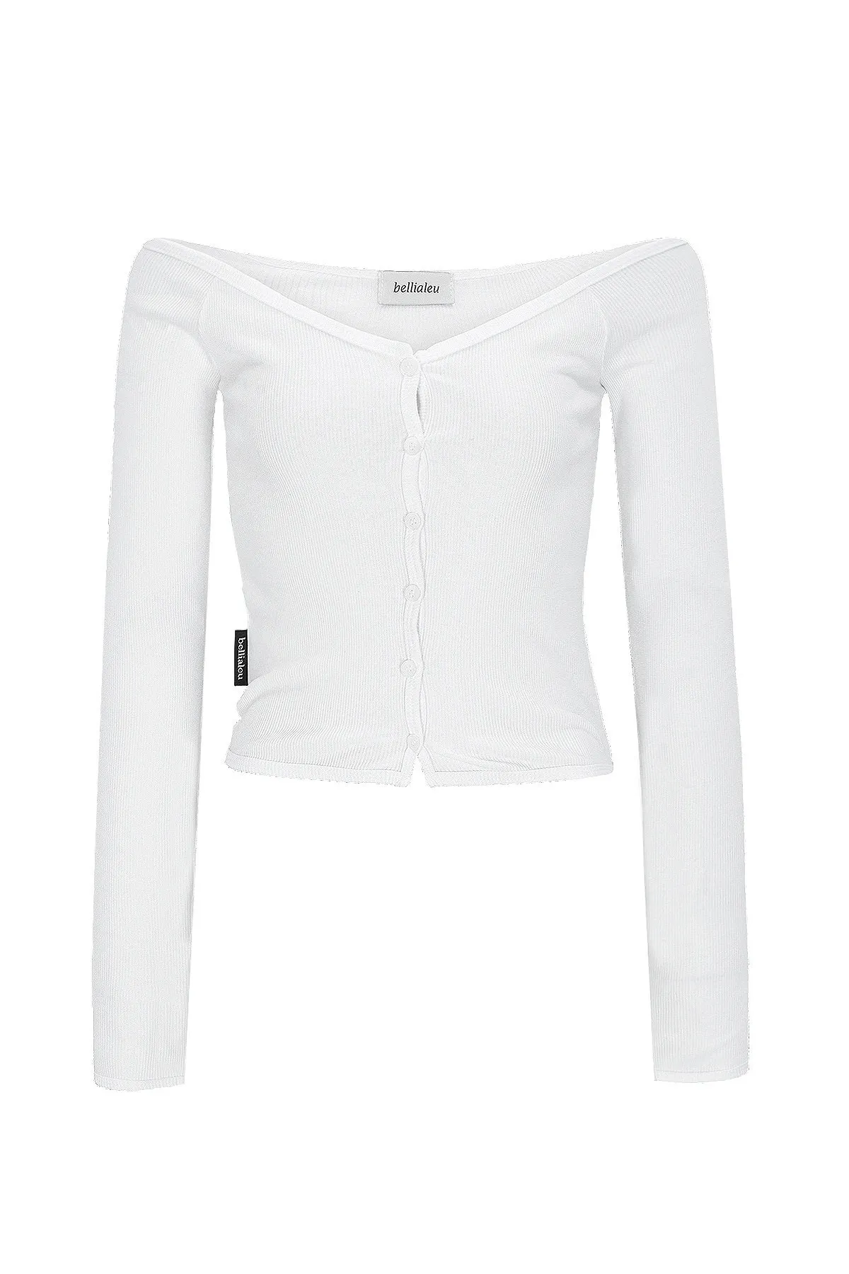 Long Sleeves Plain Logo Cardigans for Street Style - BELLIALEU