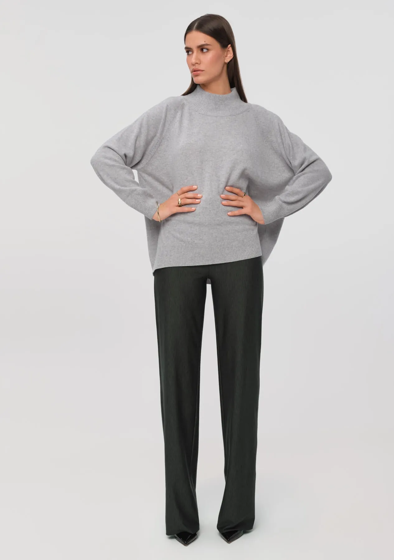 Gray MOIRAI sweater