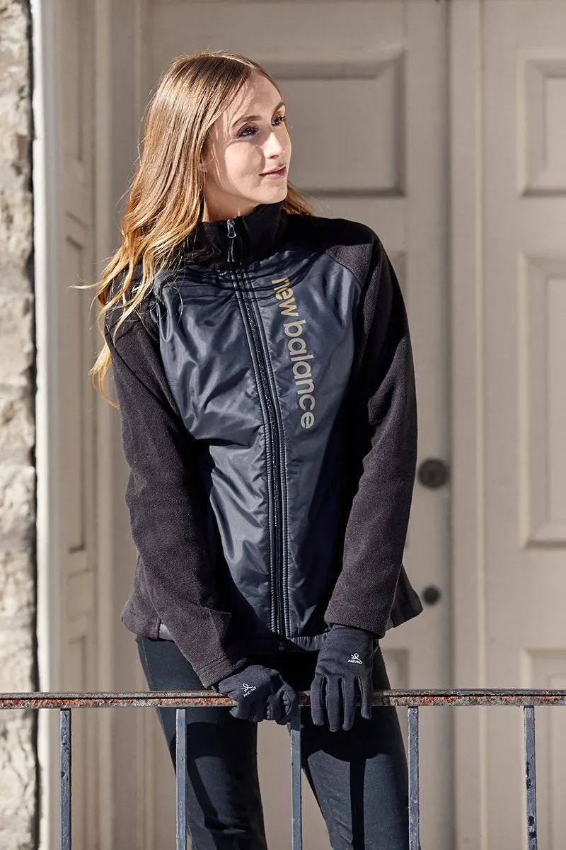 New Balance Women's Quilted Fleece Jacket with Full Zip - Buy Now