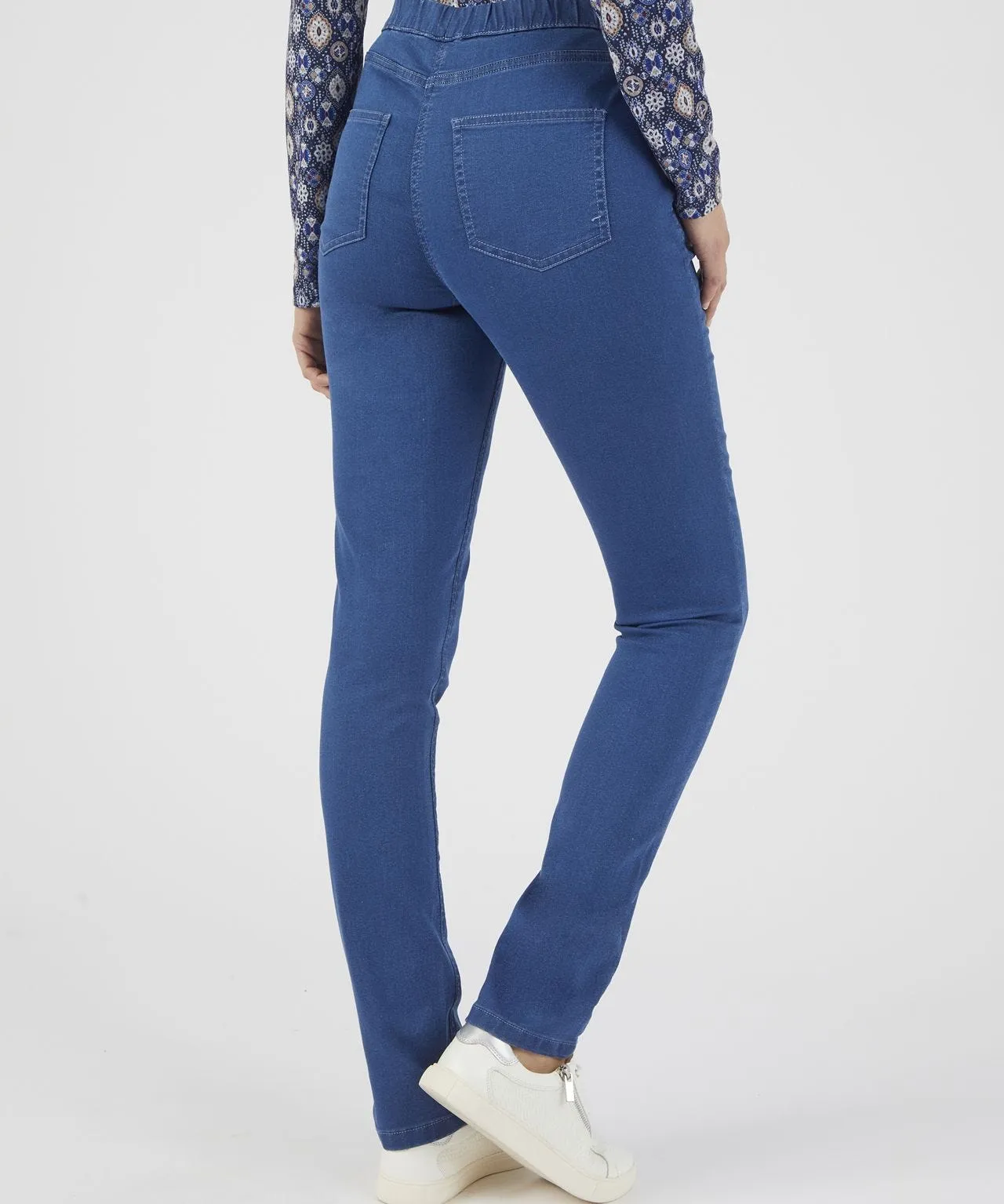 Pull on Denim Trousers