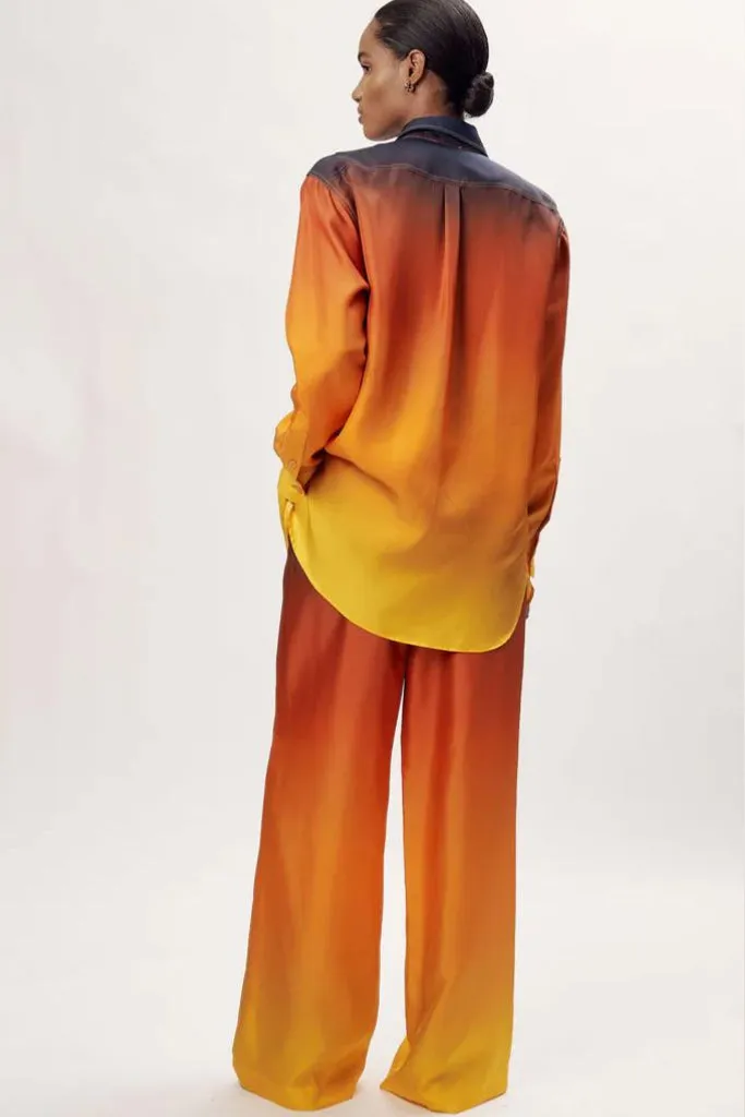 Ronny Kobo Kia Pant in Orange Multi Final Sale