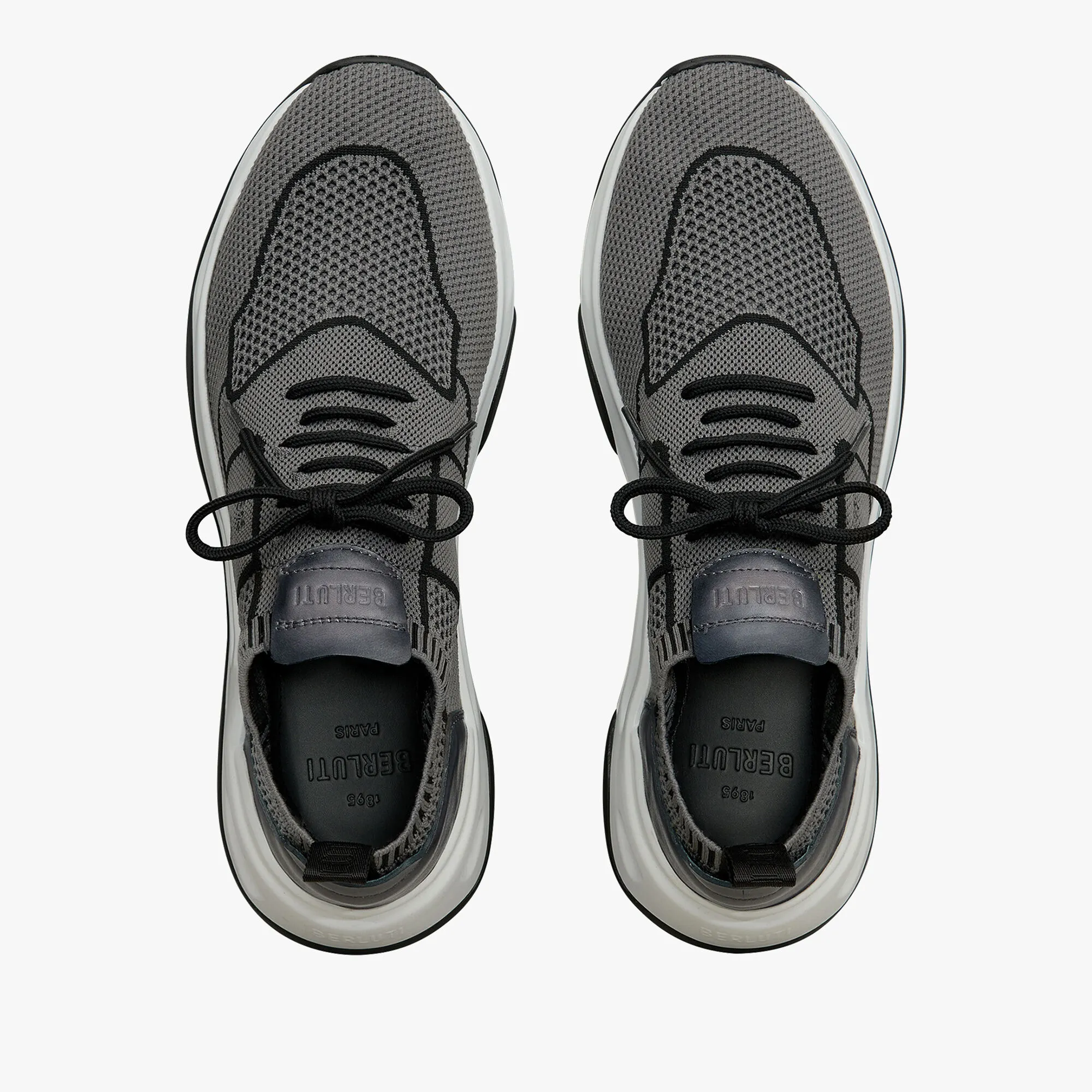 Shadow Knit And Leather Sneaker