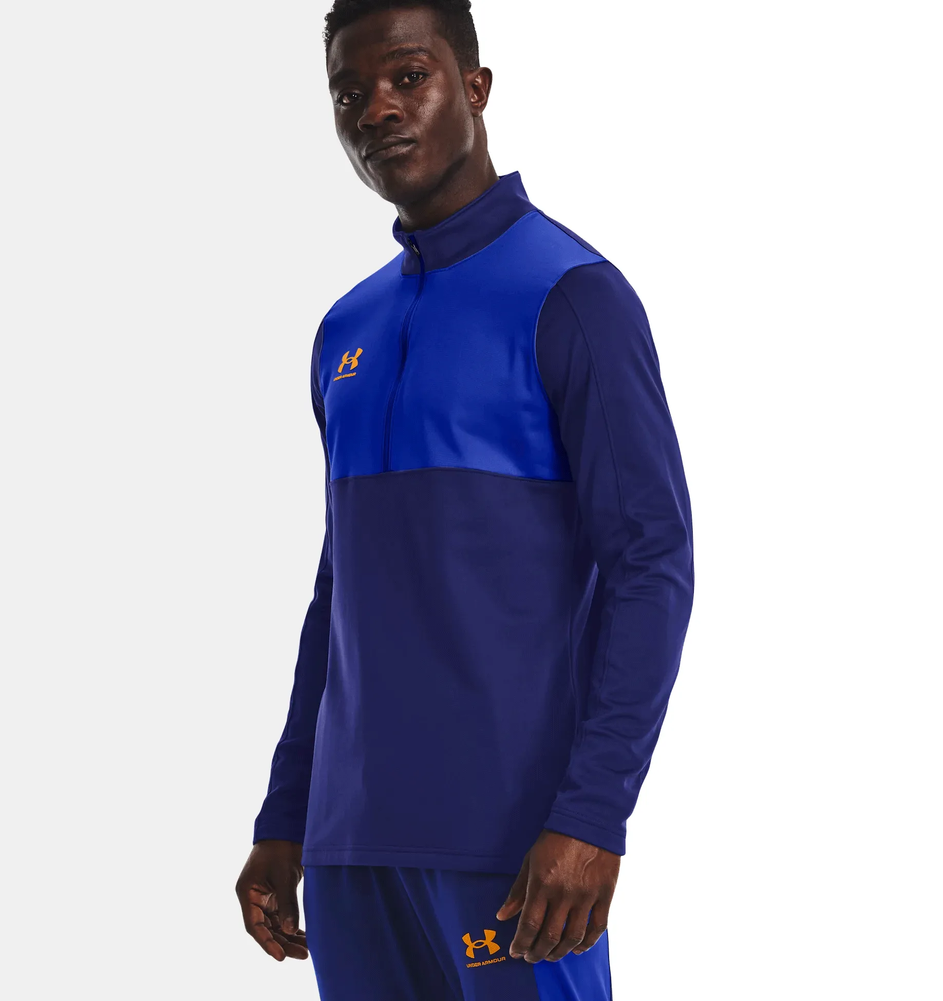 Under Armour Challenger Midlayer - Mens - Bauhaus Blue/Versa Blue/Orange Shock